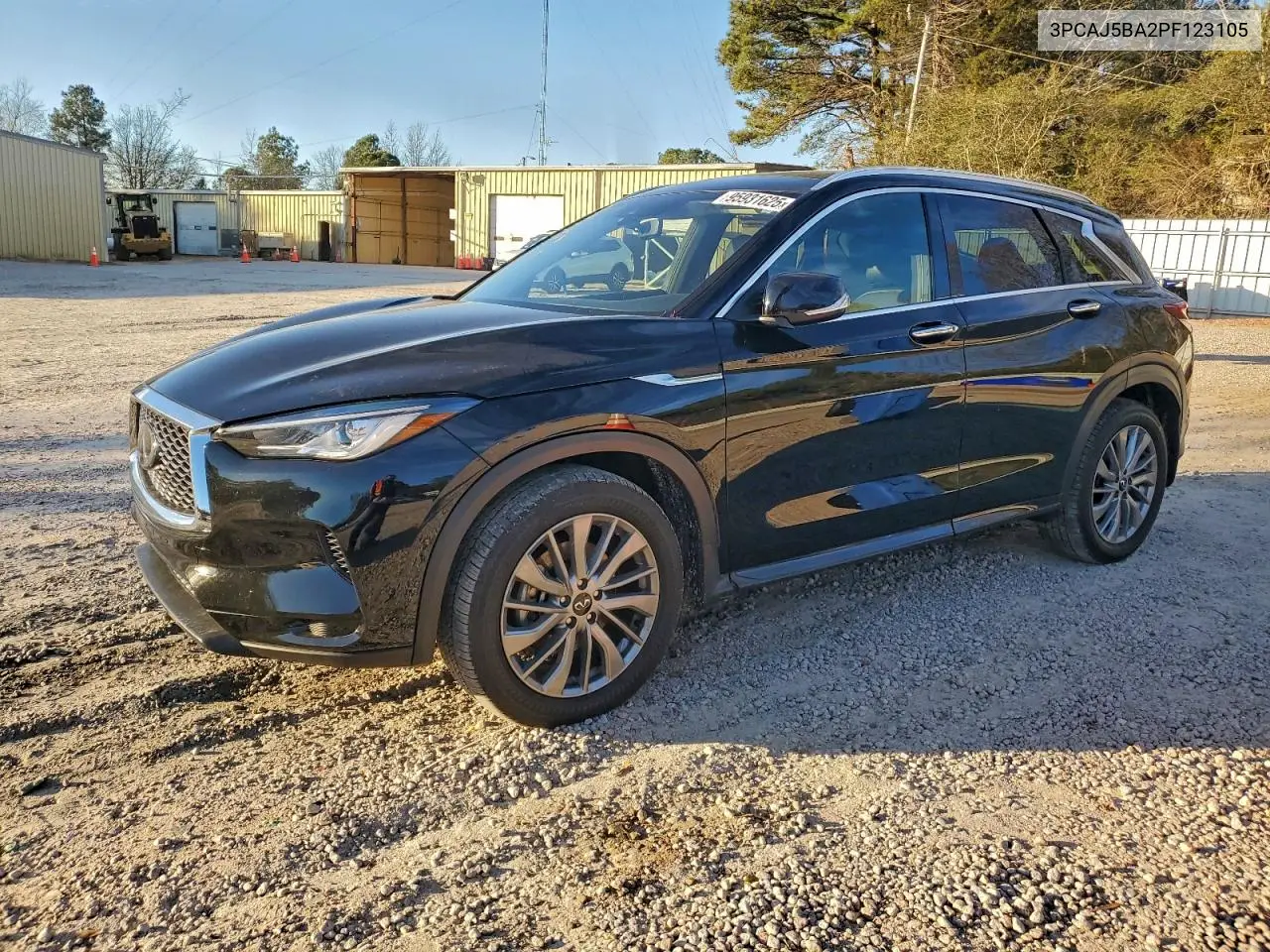 3PCAJ5BA2PF123105 2023 Infiniti Qx50 Luxe
