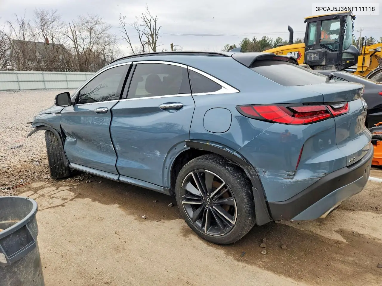 2022 Infiniti Qx55 Luxe VIN: 3PCAJ5J36NF111118 Lot: 47417856