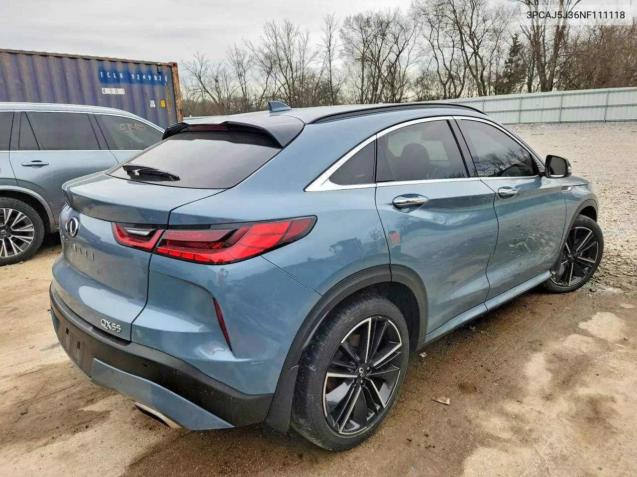 2022 Infiniti Qx55 Luxe VIN: 3PCAJ5J36NF111118 Lot: 47417856