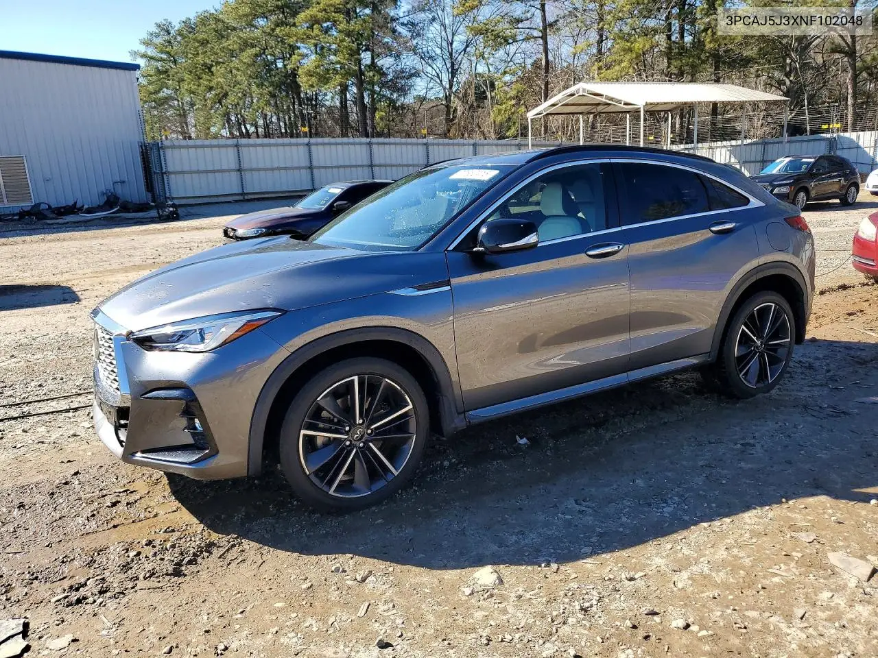 2022 Infiniti Qx55 Luxe VIN: 3PCAJ5J3XNF102048 Lot: 77652415