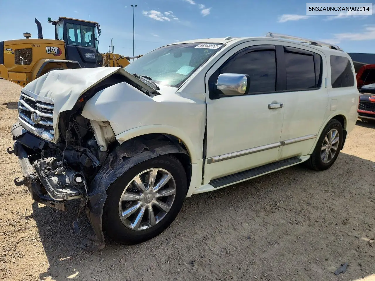 2010 Infiniti Qx56 Base VIN: 5N3ZA0NCXAN902914 Lot: 55248816