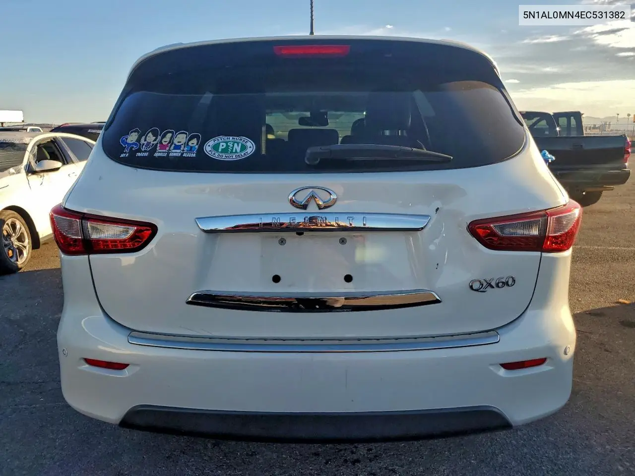 5N1AL0MN4EC531382 2014 Infiniti Qx60