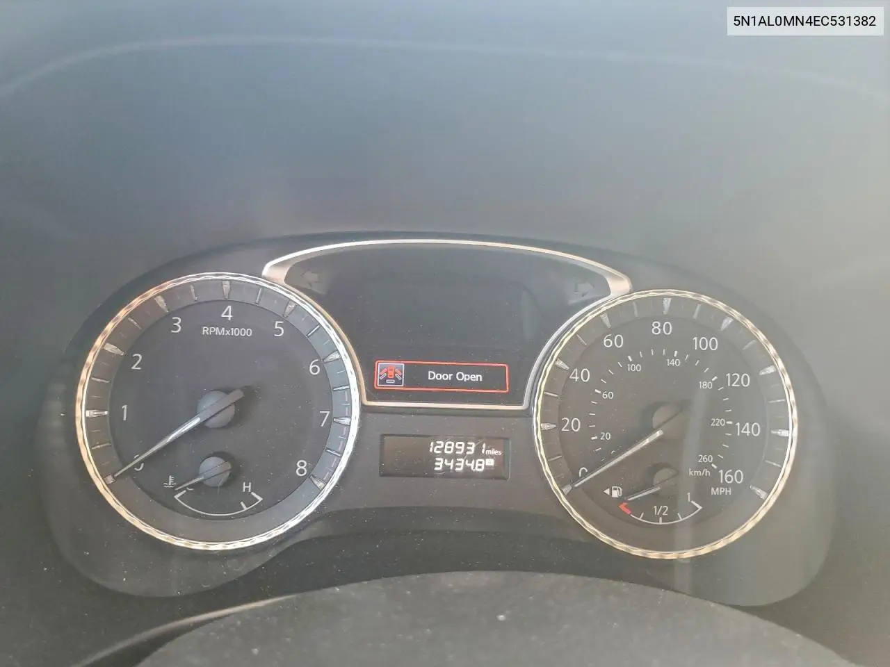 5N1AL0MN4EC531382 2014 Infiniti Qx60