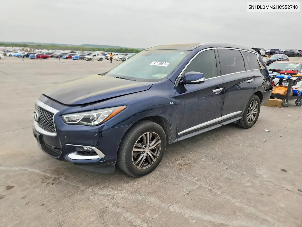 5N1DL0MN2HC552748 2017 Infiniti Qx60 Base