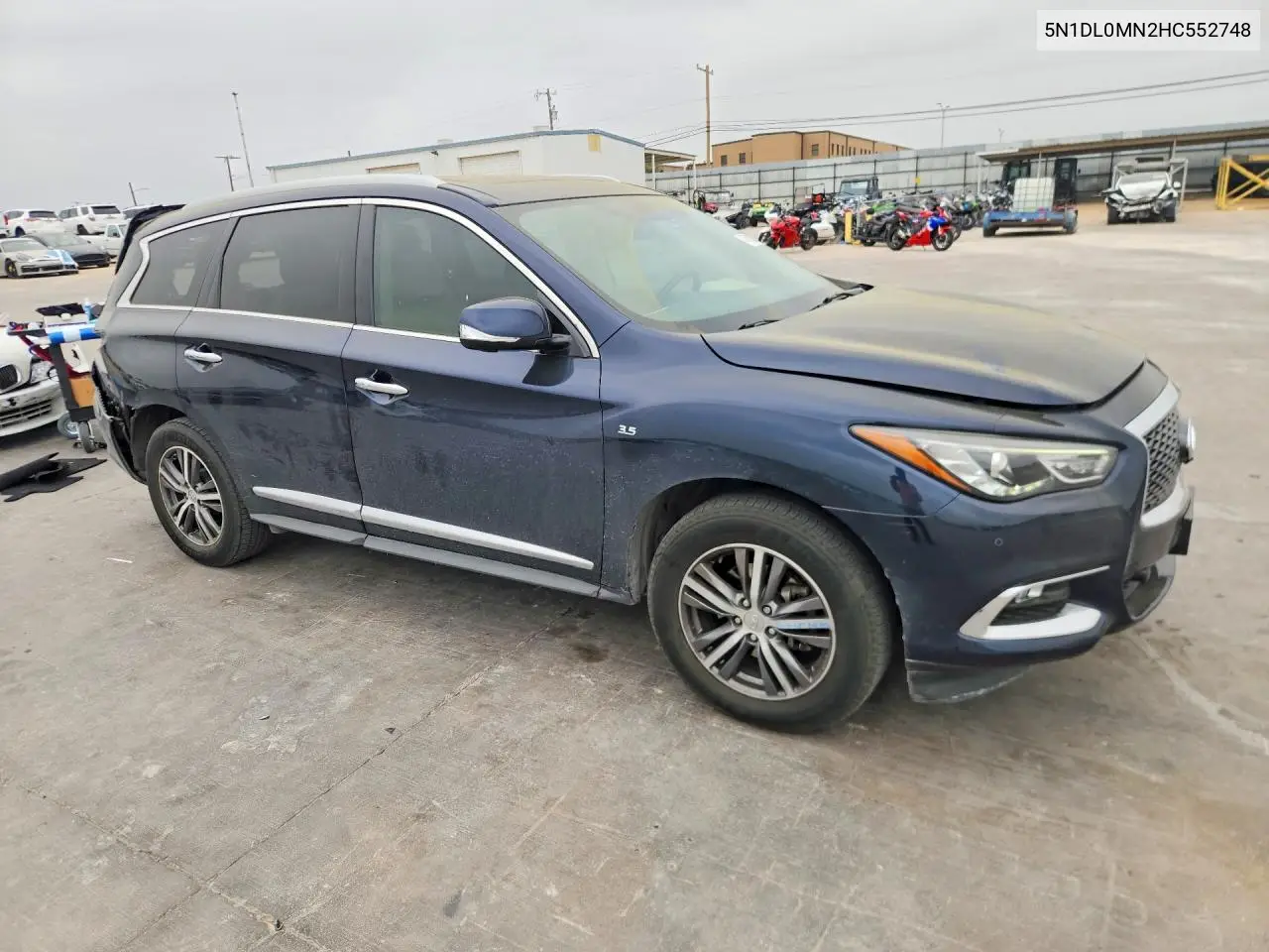 5N1DL0MN2HC552748 2017 Infiniti Qx60 Base