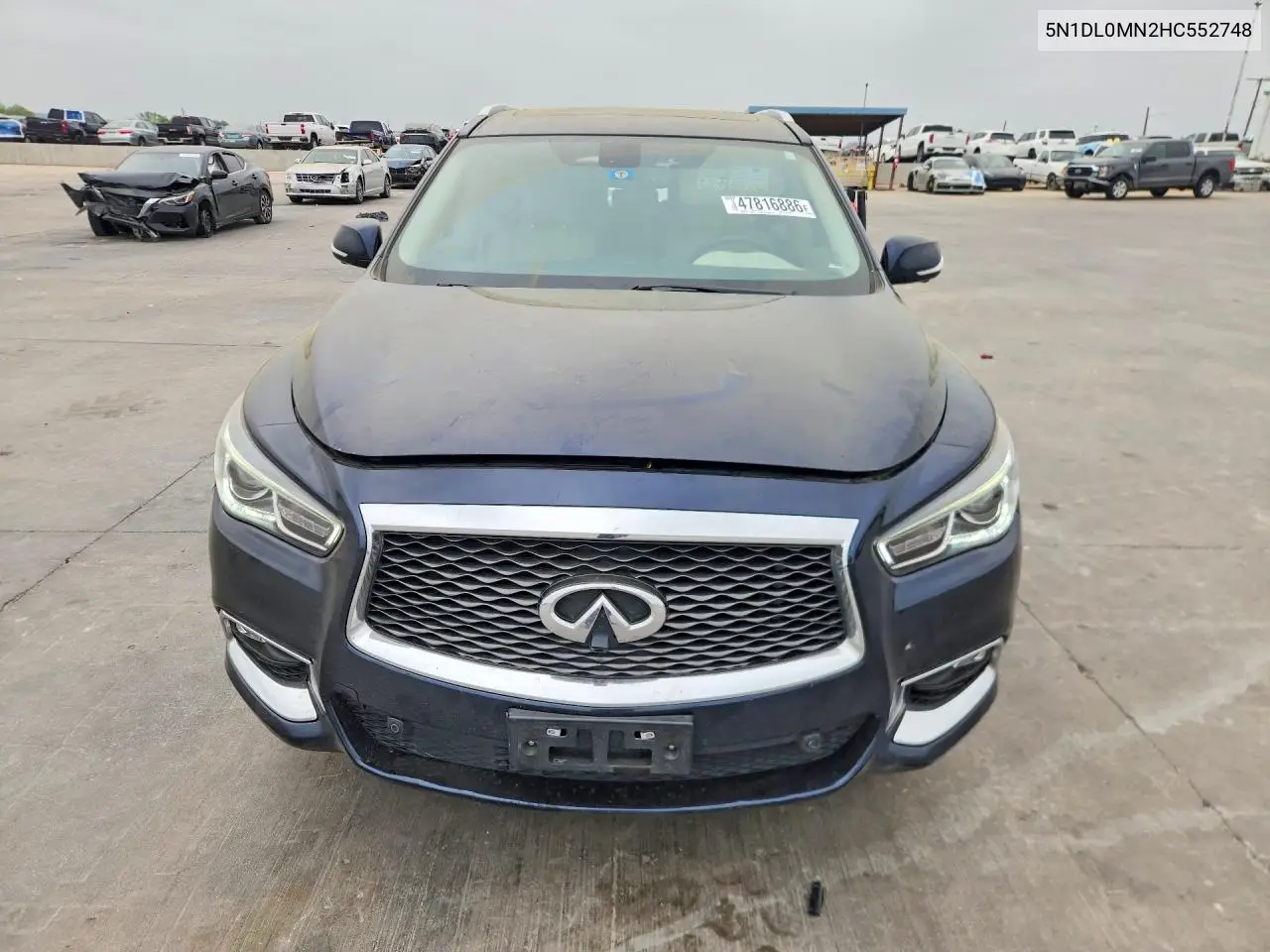 5N1DL0MN2HC552748 2017 Infiniti Qx60 Base