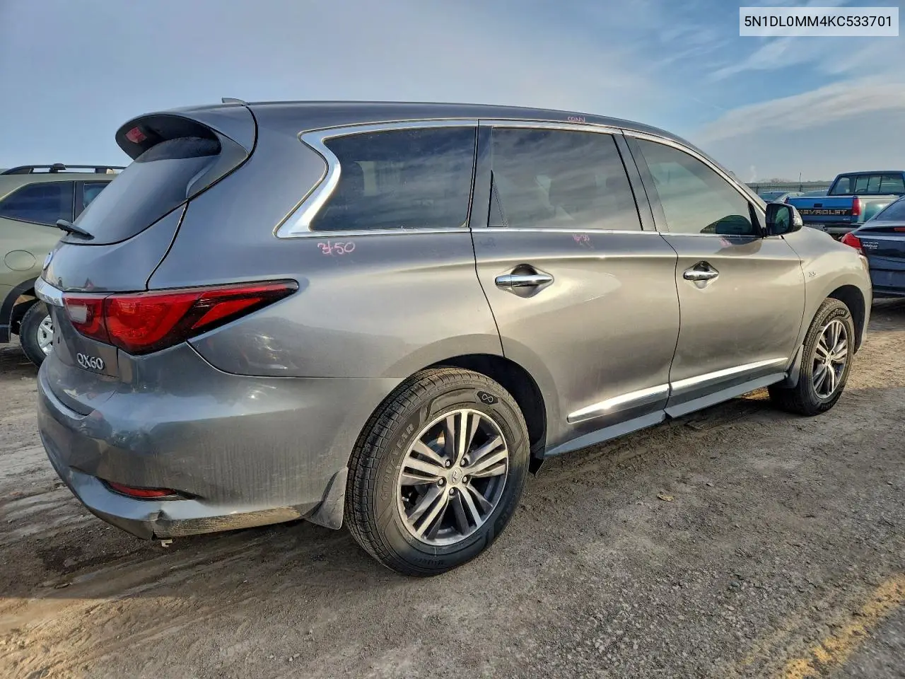 5N1DL0MM4KC533701 2019 Infiniti Qx60 Luxe