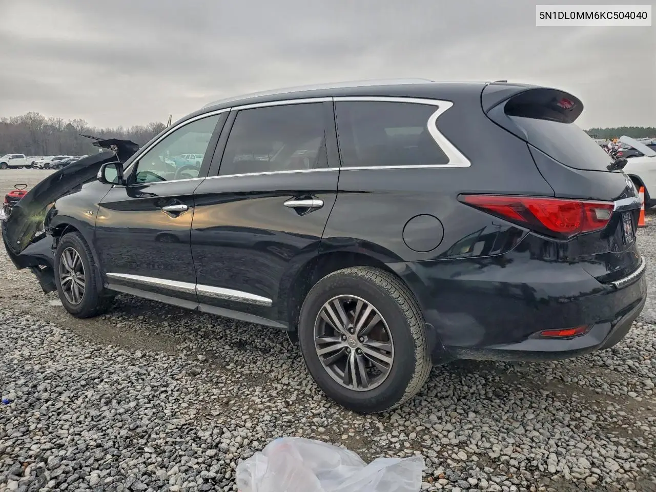 5N1DL0MM6KC504040 2019 Infiniti Qx60 Luxe