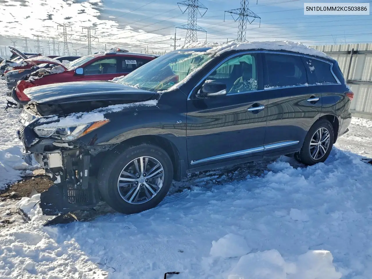 5N1DL0MM2KC503886 2019 Infiniti Qx60 Luxe