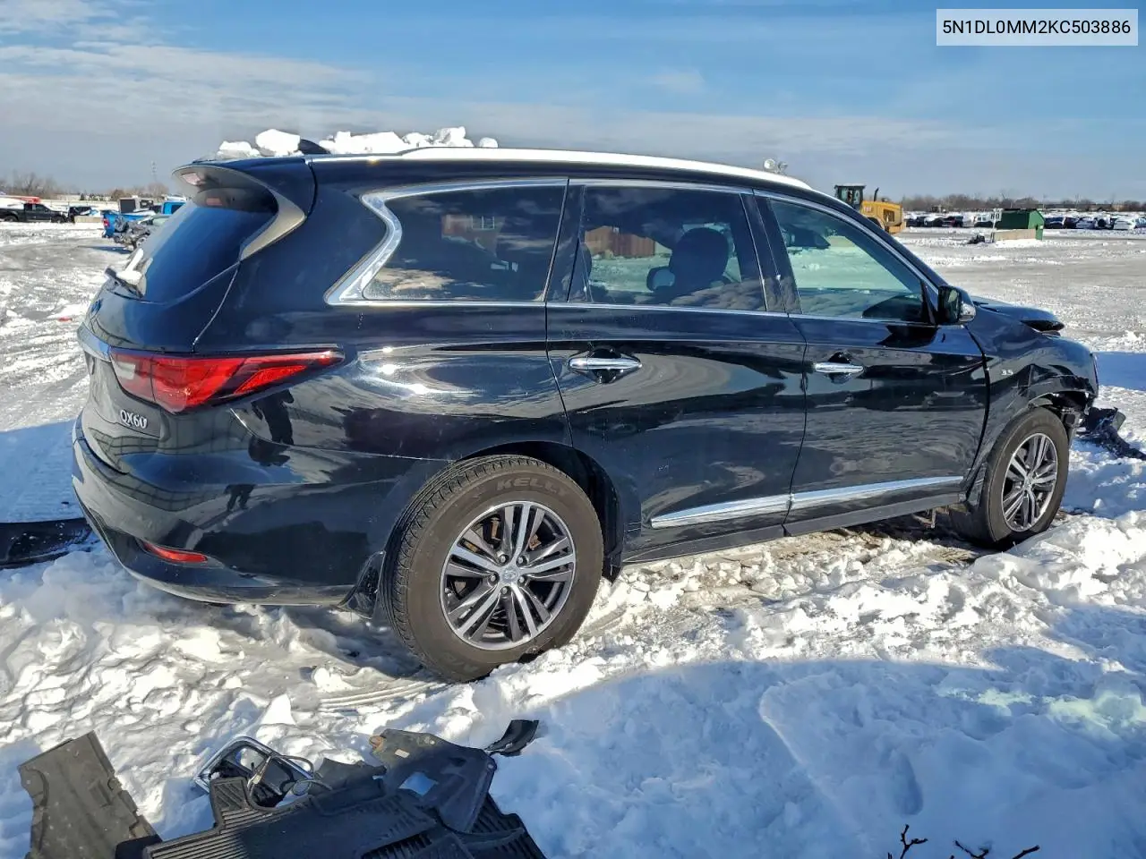 5N1DL0MM2KC503886 2019 Infiniti Qx60 Luxe