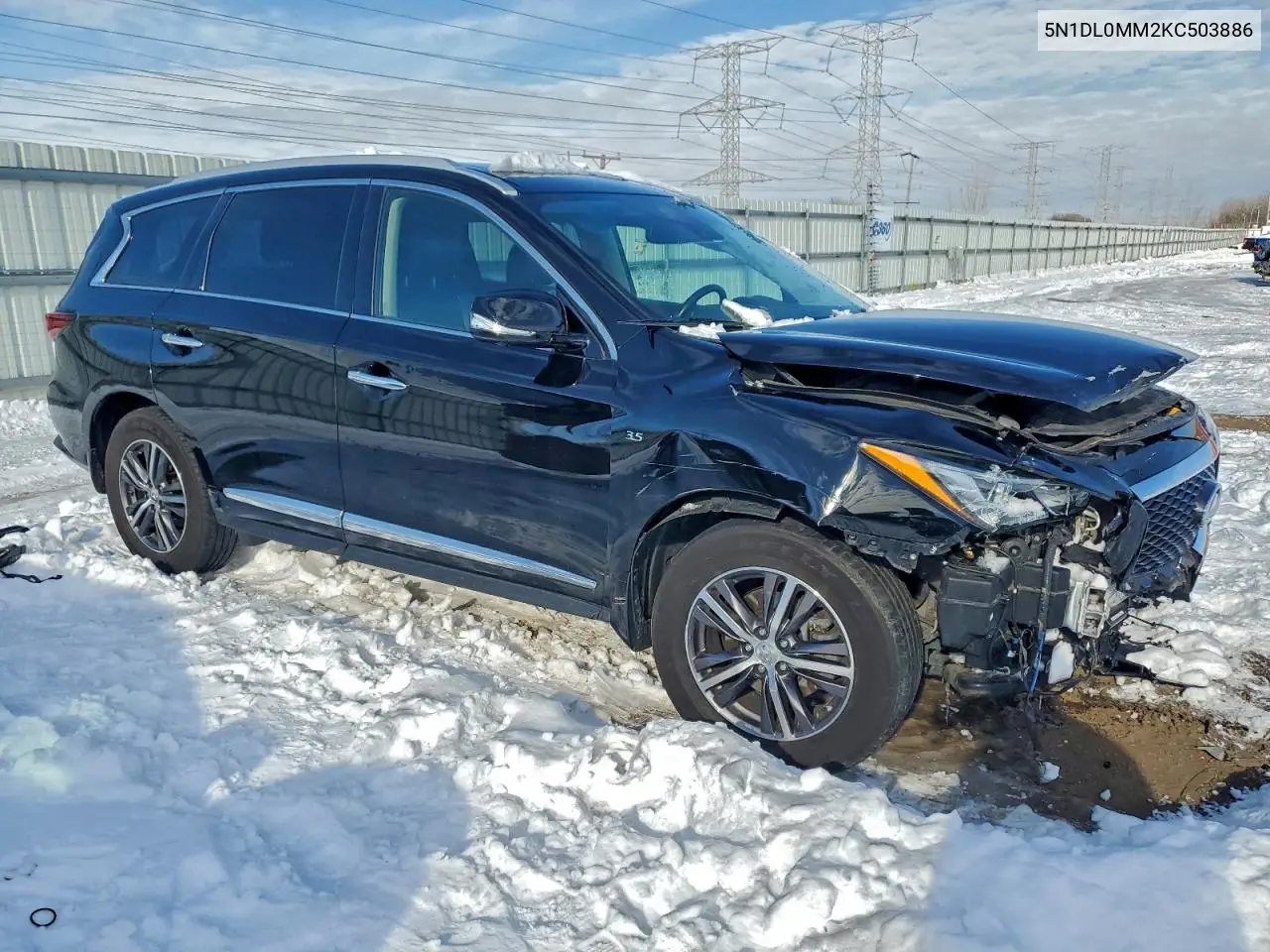 5N1DL0MM2KC503886 2019 Infiniti Qx60 Luxe