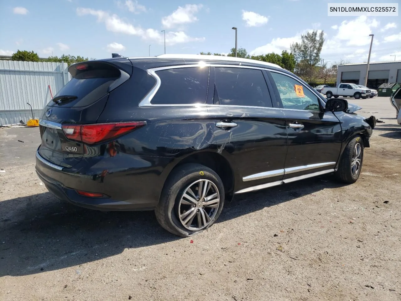 5N1DL0MMXLC525572 2020 Infiniti Qx60 Luxe