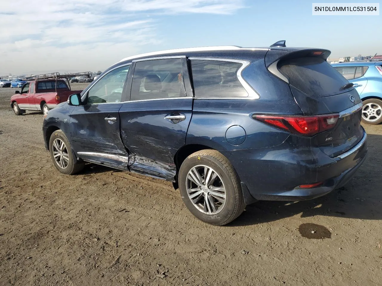 5N1DL0MM1LC531504 2020 Infiniti Qx60 Luxe