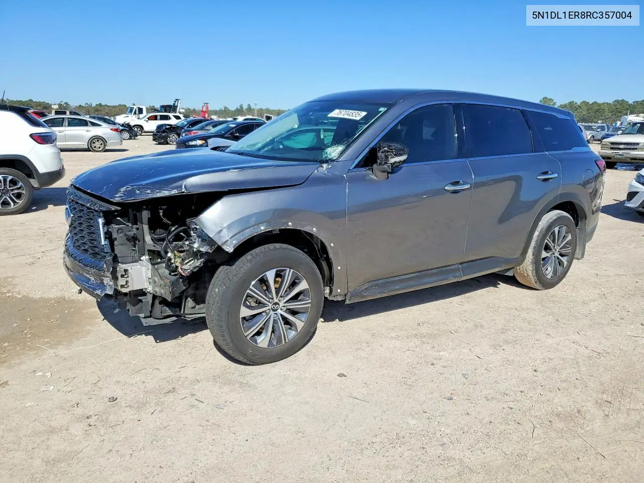 5N1DL1ER8RC357004 2024 Infiniti Qx60 Pure