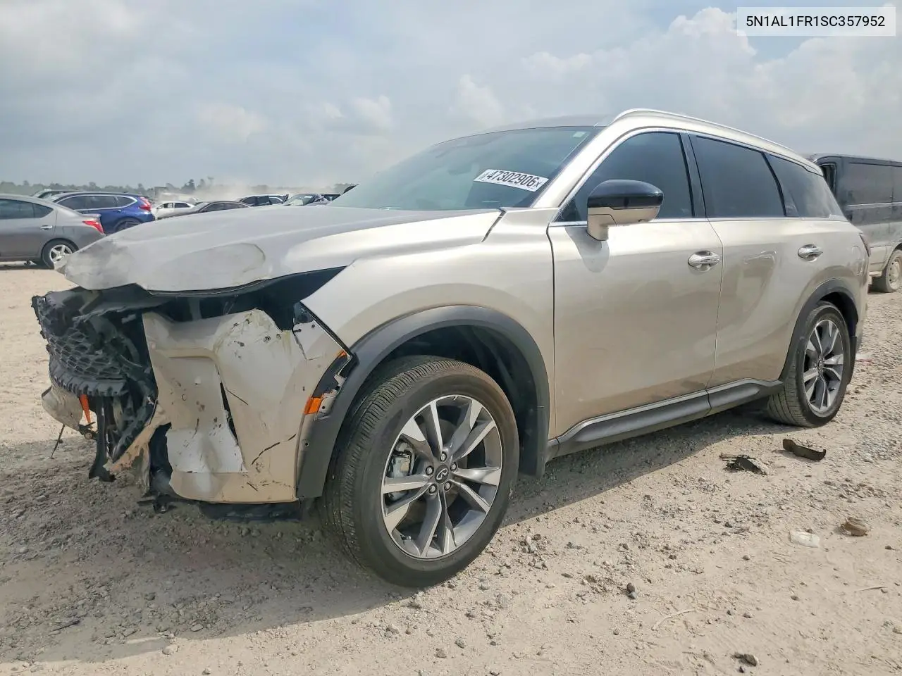5N1AL1FR1SC357952 2025 Infiniti Qx60 Luxe