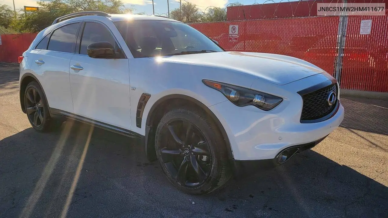 JN8CS1MW2HM411677 2017 Infiniti Qx70