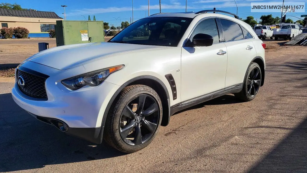 JN8CS1MW2HM411677 2017 Infiniti Qx70