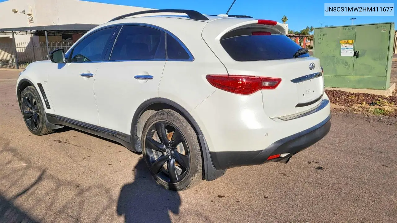 JN8CS1MW2HM411677 2017 Infiniti Qx70