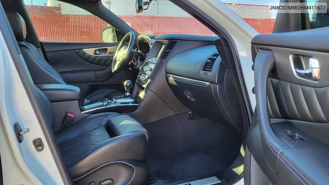 JN8CS1MW2HM411677 2017 Infiniti Qx70