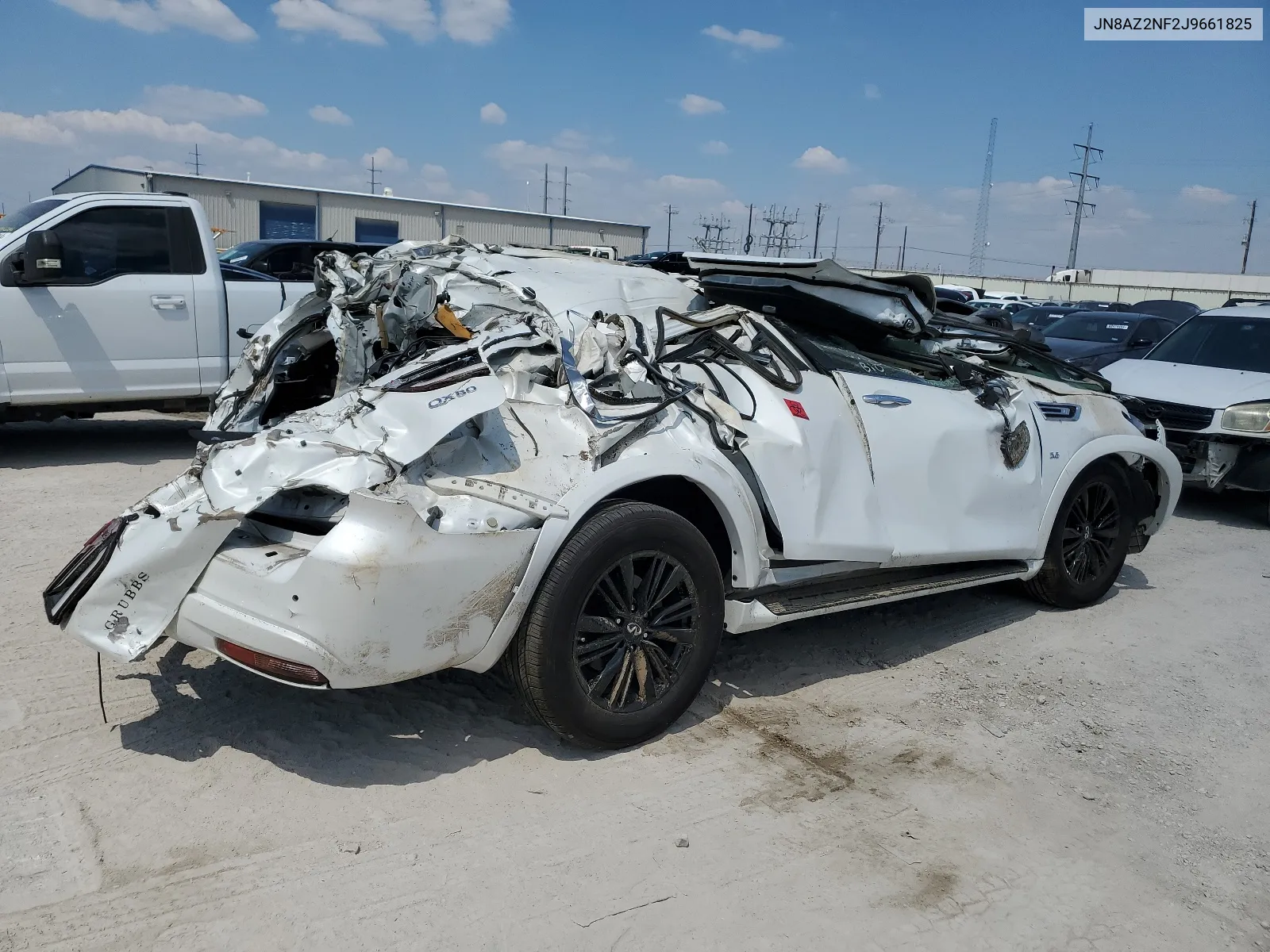 2018 Infiniti Qx80 Base VIN: JN8AZ2NF2J9661825 Lot: 67771384