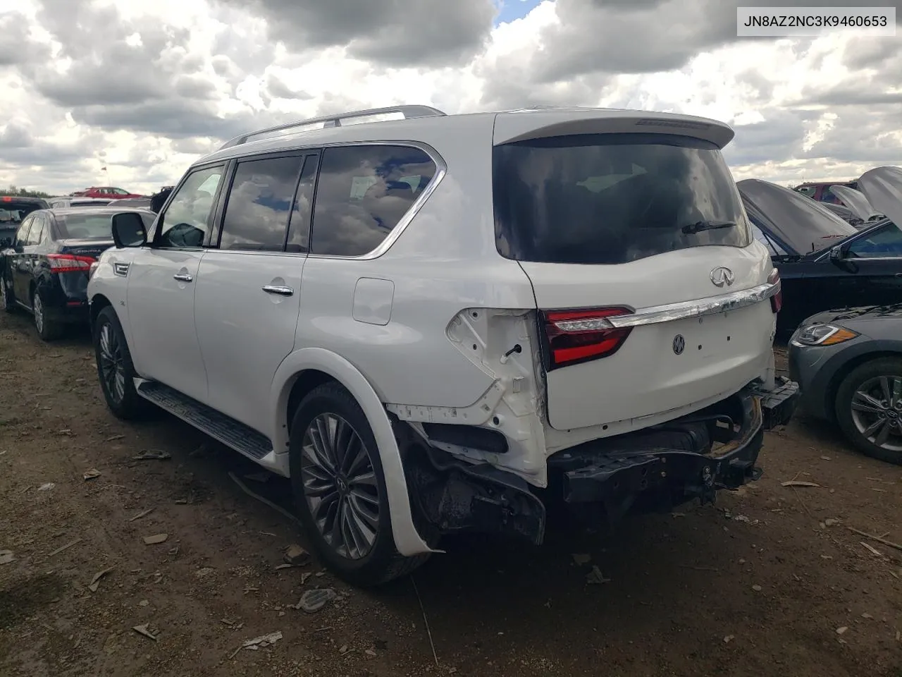 2019 Infiniti Qx80 Luxe VIN: JN8AZ2NC3K9460653 Lot: 53762604