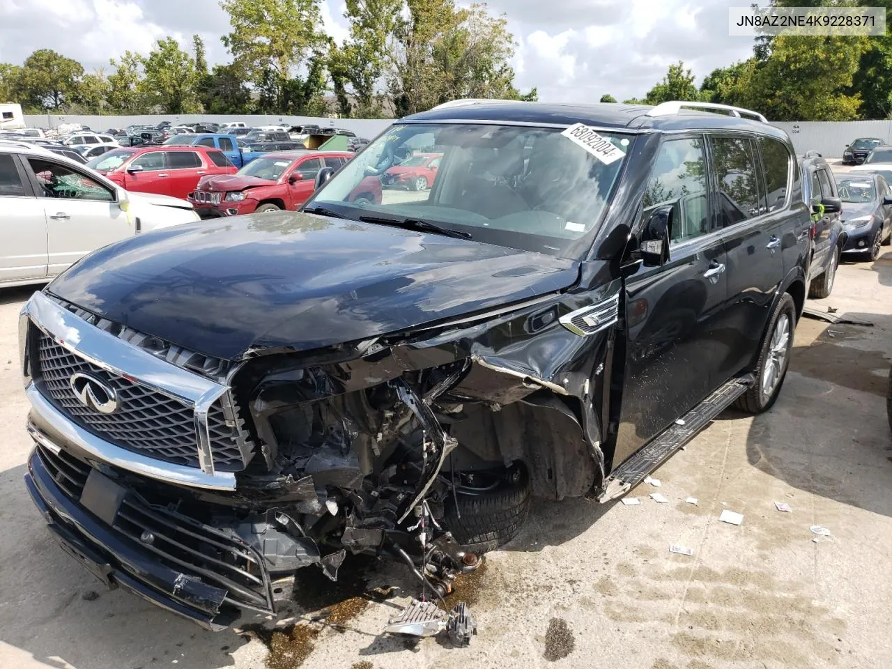 JN8AZ2NE4K9228371 2019 Infiniti Qx80 Luxe