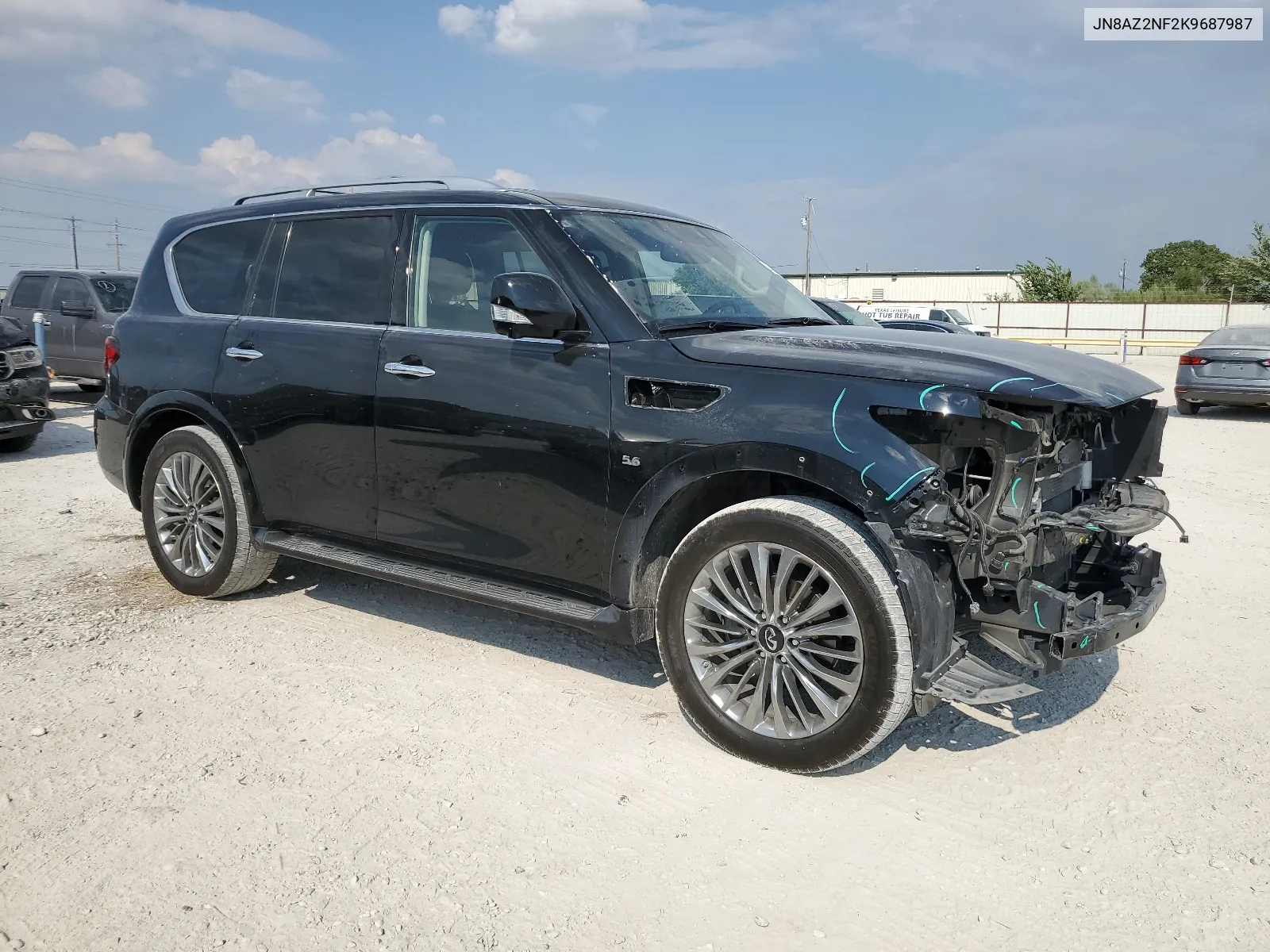 JN8AZ2NF2K9687987 2019 Infiniti Qx80 Luxe