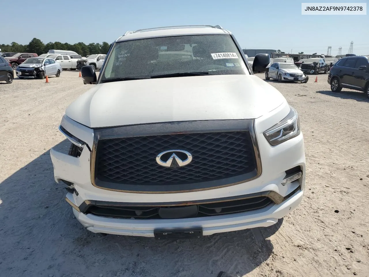 JN8AZ2AF9N9742378 2022 Infiniti Qx80 Luxe