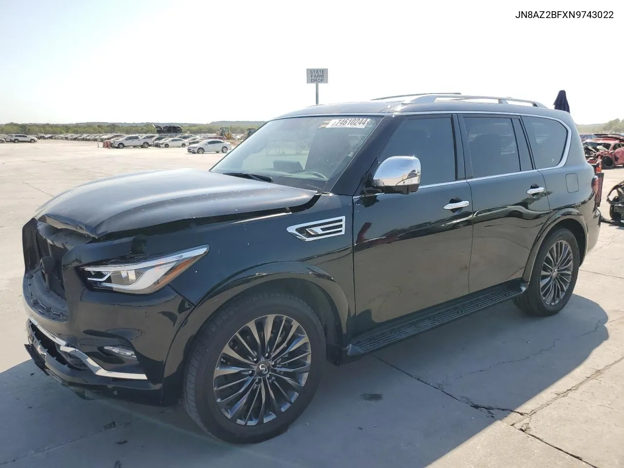 JN8AZ2BFXN9743022 2022 Infiniti Qx80 Sensory