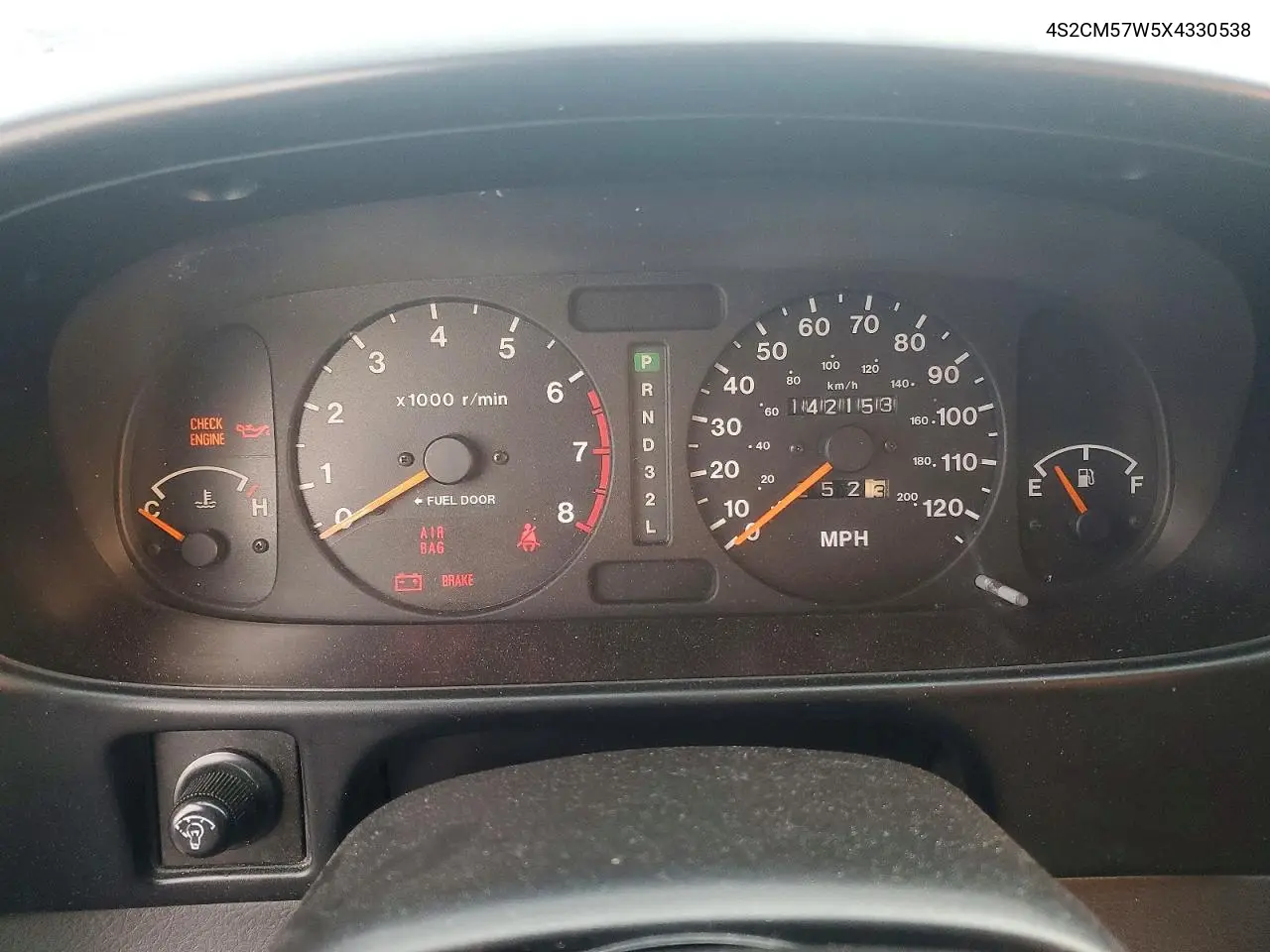 1999 Isuzu Amigo VIN: 4S2CM57W5X4330538 Lot: 75029165