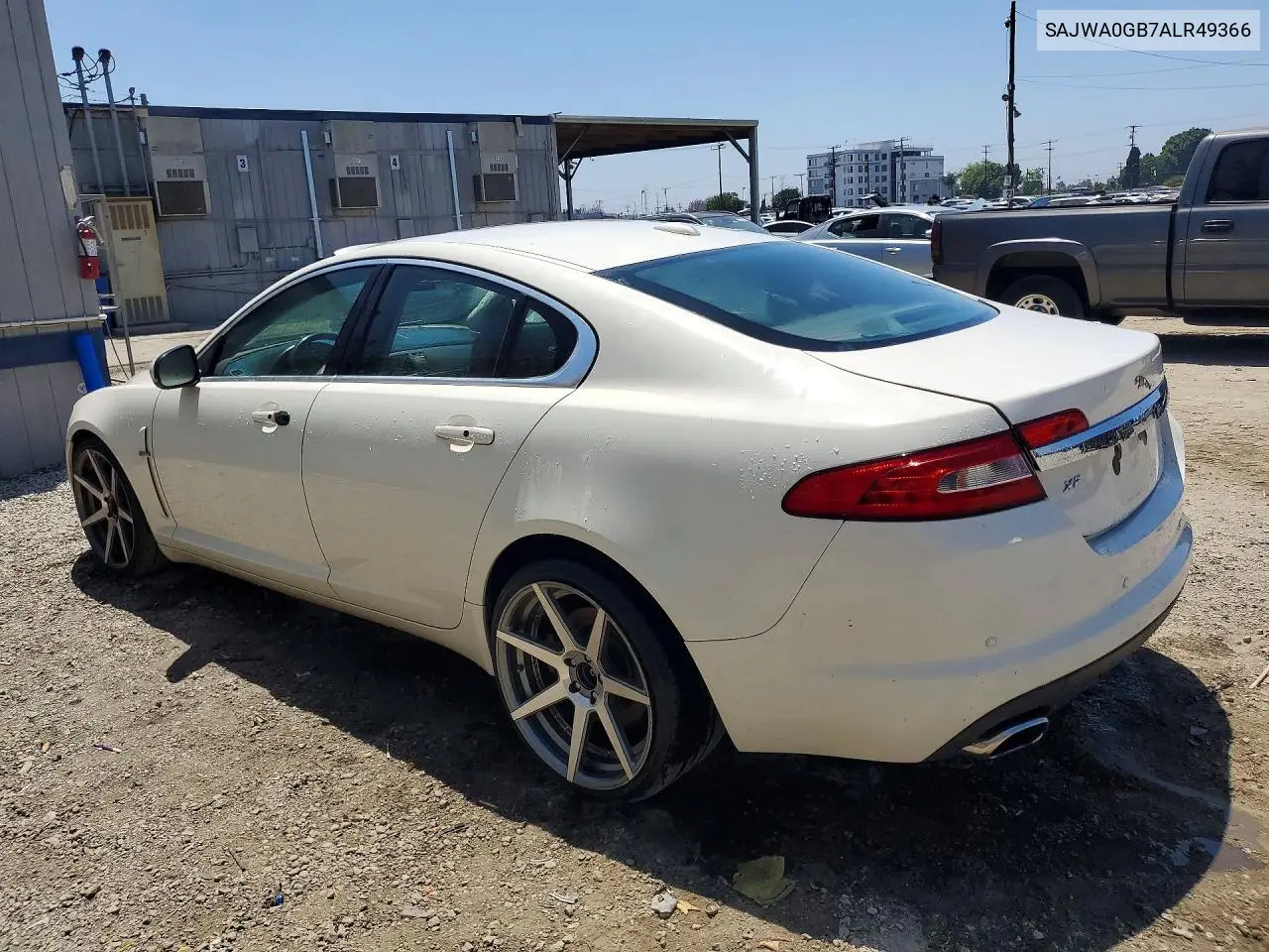 2010 Jaguar Xf Premium VIN: SAJWA0GB7ALR49366 Lot: 51715796