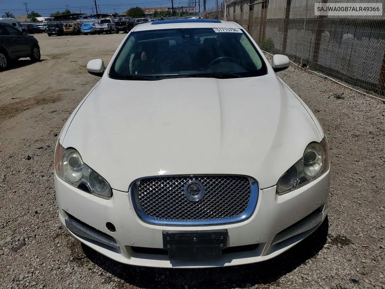 2010 Jaguar Xf Premium VIN: SAJWA0GB7ALR49366 Lot: 51715796