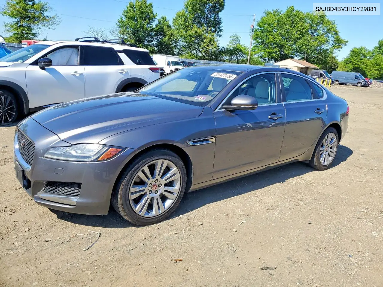 2017 Jaguar Xf Premium VIN: SAJBD4BV3HCY29881 Lot: 53347356