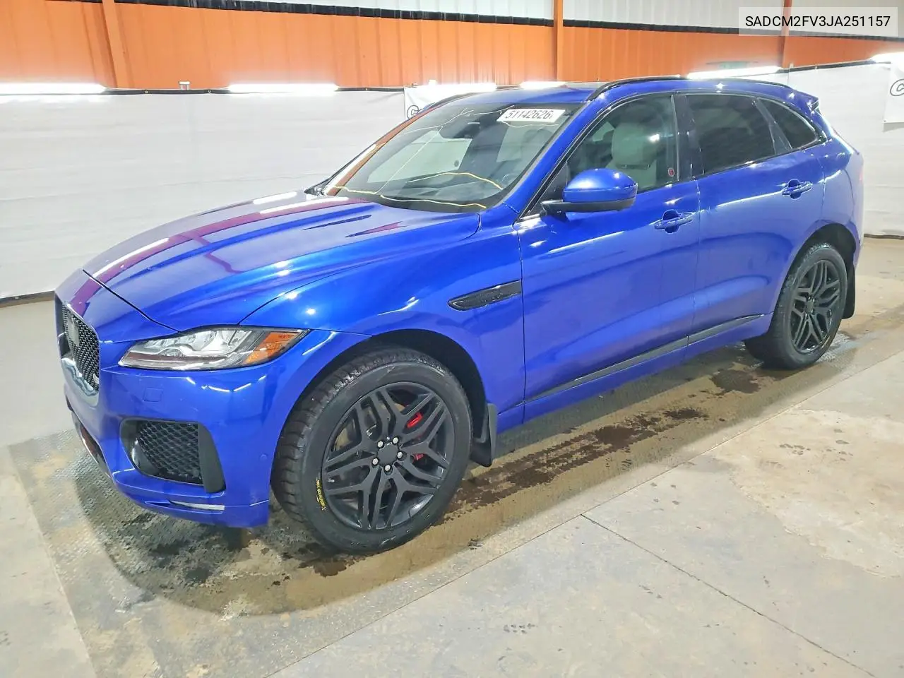 2018 Jaguar F-Pace S VIN: SADCM2FV3JA251157 Lot: 51142626
