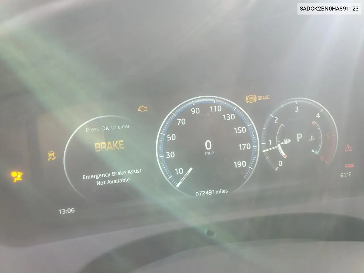 SADCK2BN0HA891123 2017 Jaguar F-Pace Prestige