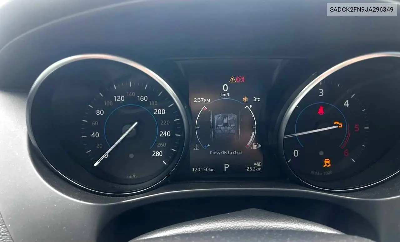 SADCK2FN9JA296349 2018 Jaguar F-Pace Prestige