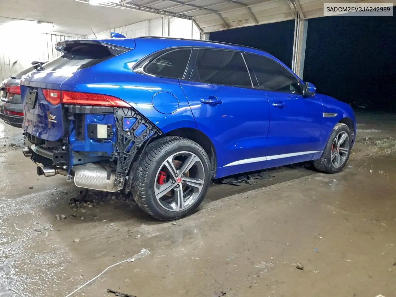 SADCM2FV3JA242989 2018 Jaguar F-Pace S