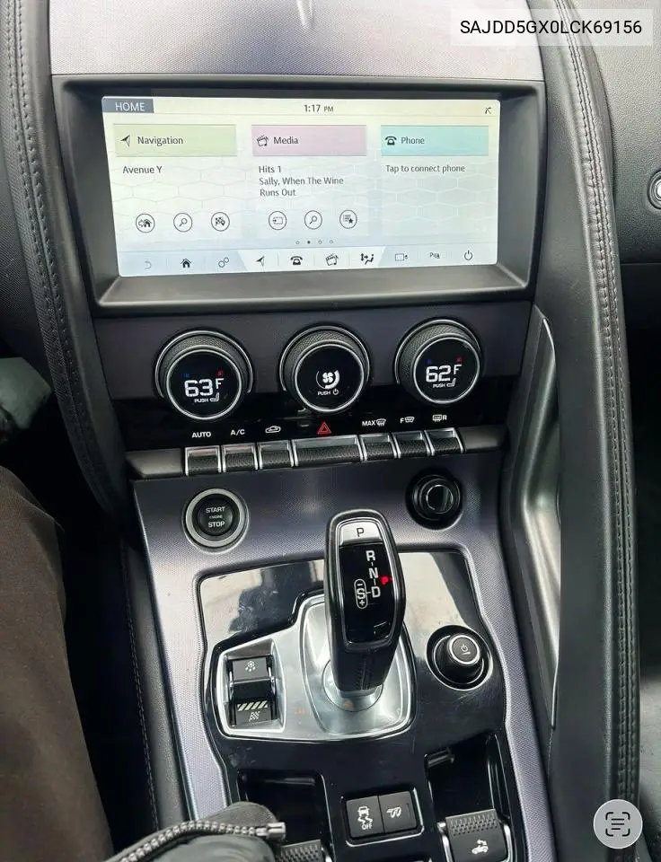 SAJDD5GX0LCK69156 2020 Jaguar F-Type