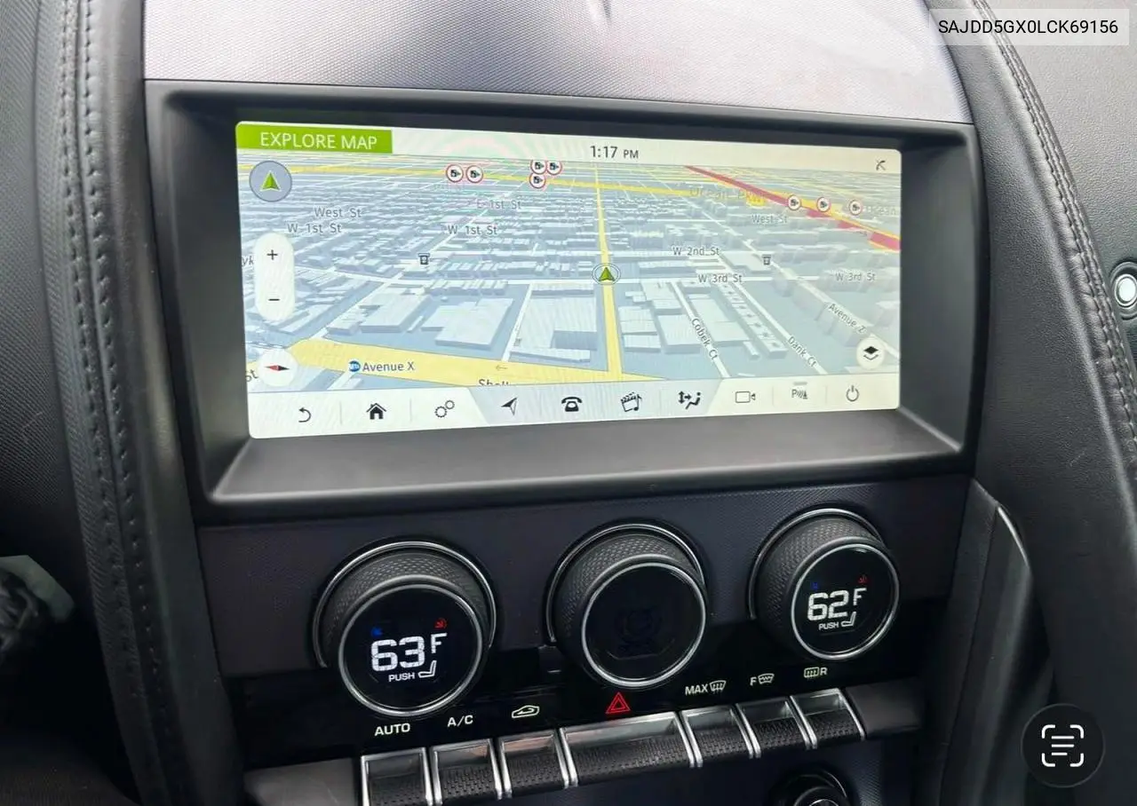 SAJDD5GX0LCK69156 2020 Jaguar F-Type