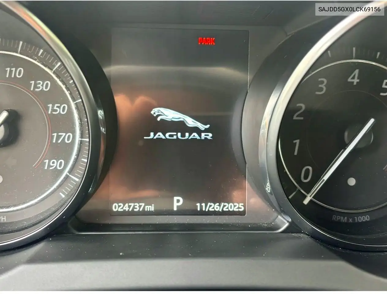 SAJDD5GX0LCK69156 2020 Jaguar F-Type