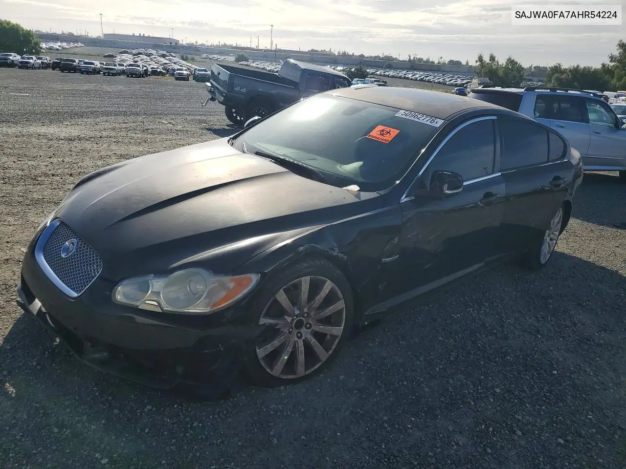 2010 Jaguar Xf Luxury VIN: SAJWA0FA7AHR54224 Lot: 50962776