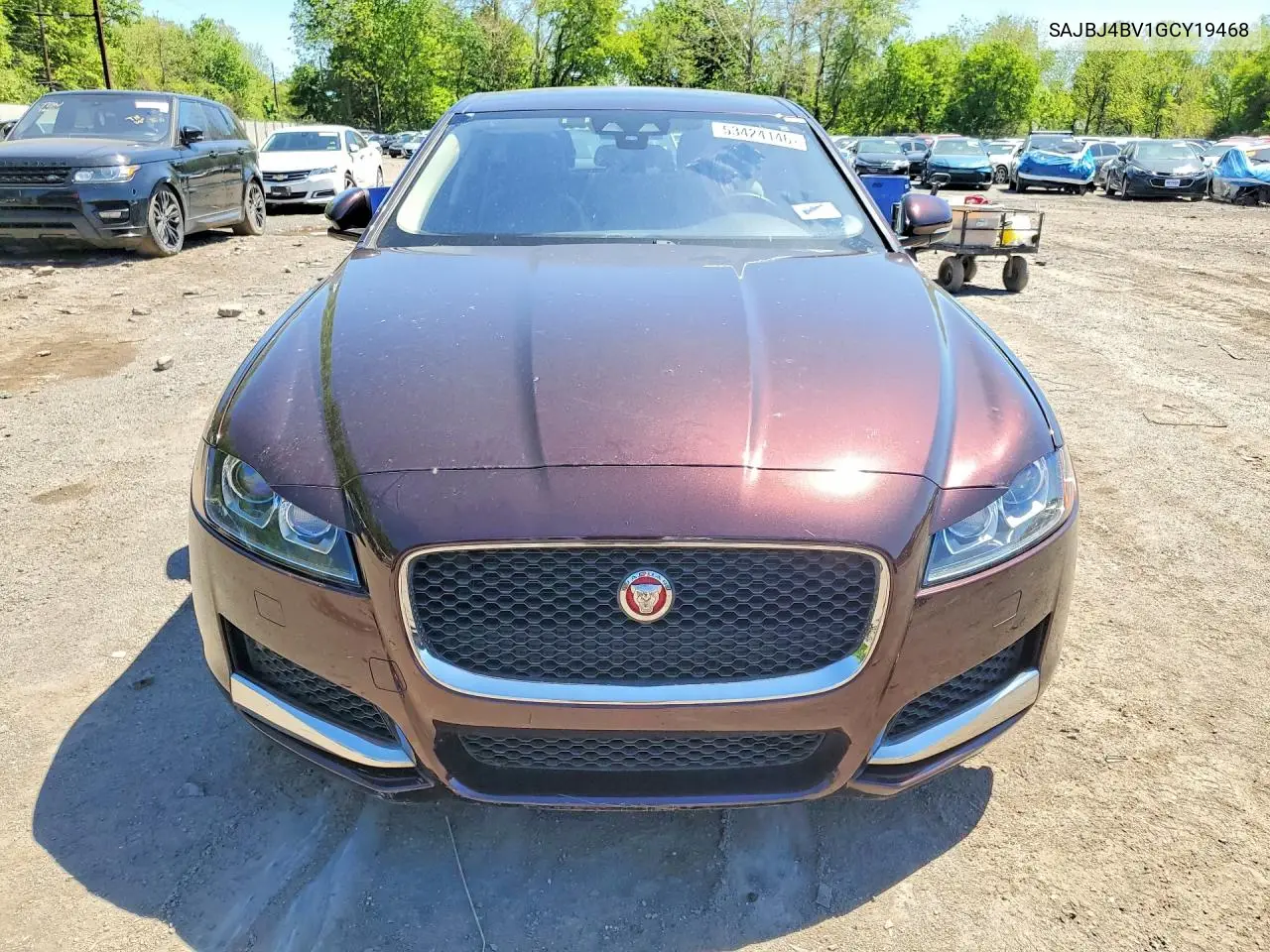 2016 Jaguar Xf Premium VIN: SAJBJ4BV1GCY19468 Lot: 53424146
