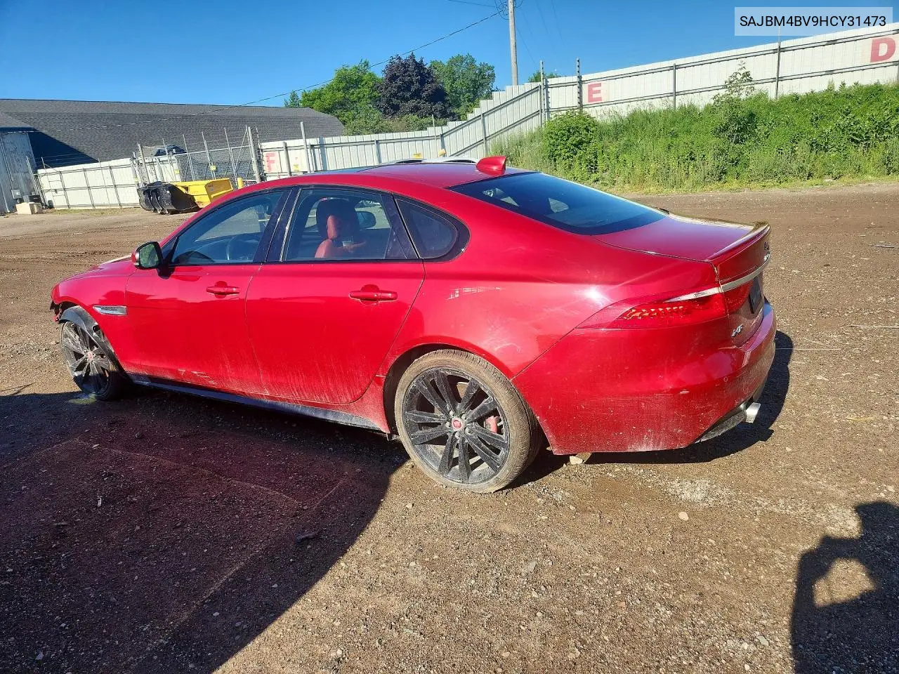 2017 Jaguar Xf S VIN: SAJBM4BV9HCY31473 Lot: 56339426