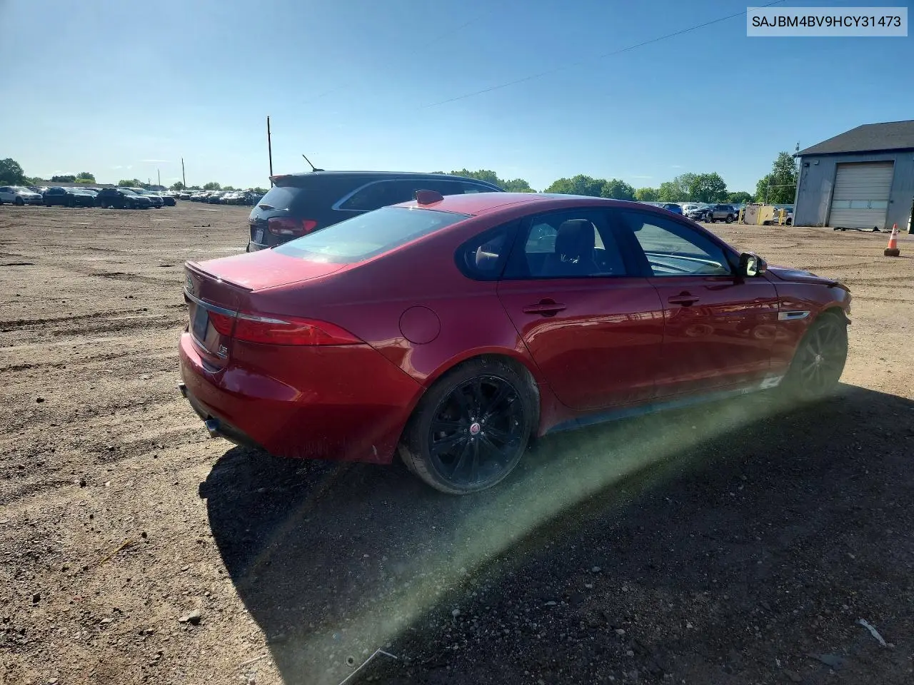2017 Jaguar Xf S VIN: SAJBM4BV9HCY31473 Lot: 56339426
