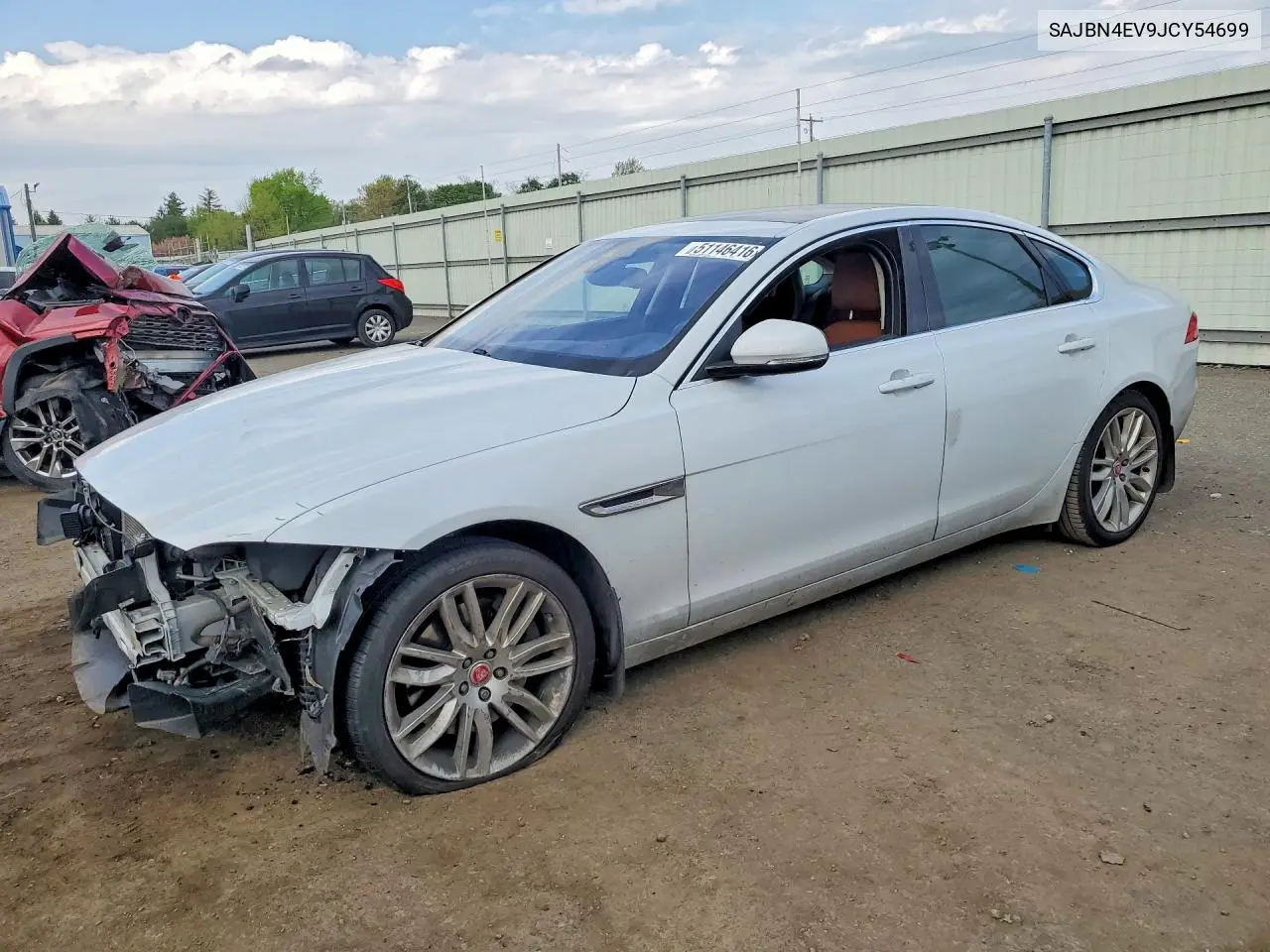 2018 Jaguar Xf Portfolio Le VIN: SAJBN4EV9JCY54699 Lot: 51146416
