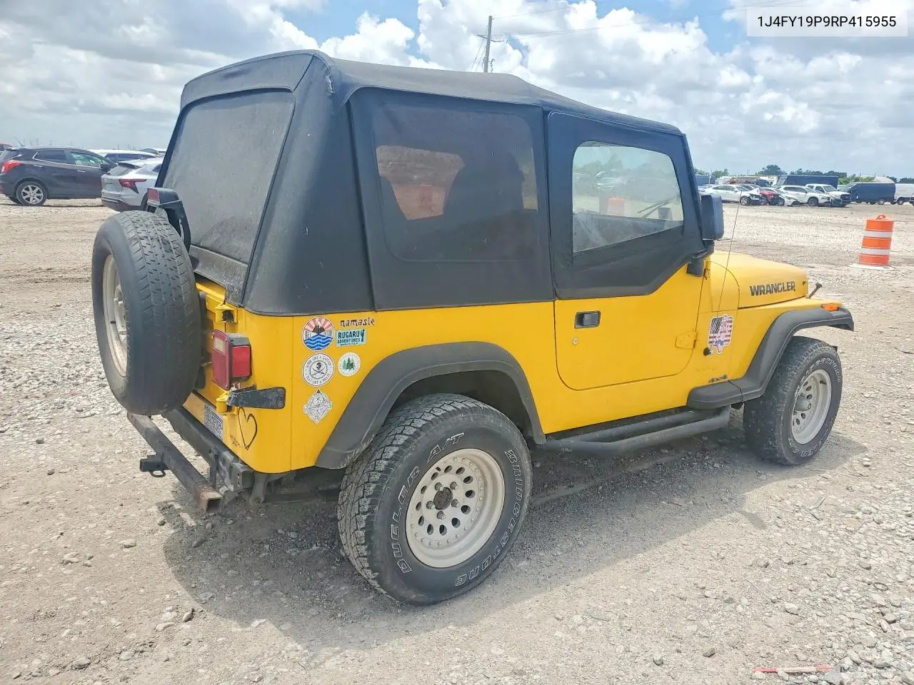 1994 Jeep Wrangler / Yj S VIN: 1J4FY19P9RP415955 Lot: 56983556