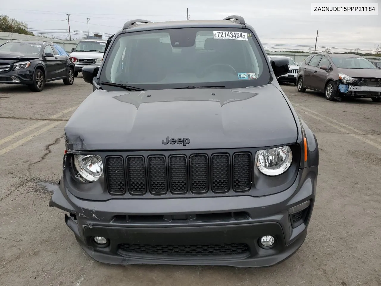 2023 Jeep Renegade Altitude VIN: ZACNJDE15PPP21184 Lot: 72143454