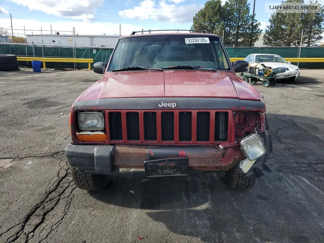1J4FF68S1XL559108 1999 Jeep Cherokee Sport