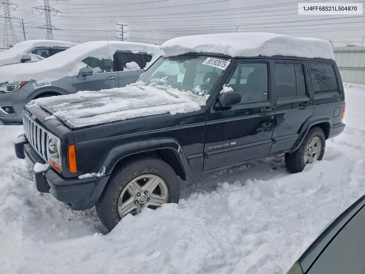 1J4FF68S21L504870 2001 Jeep Cherokee Limited