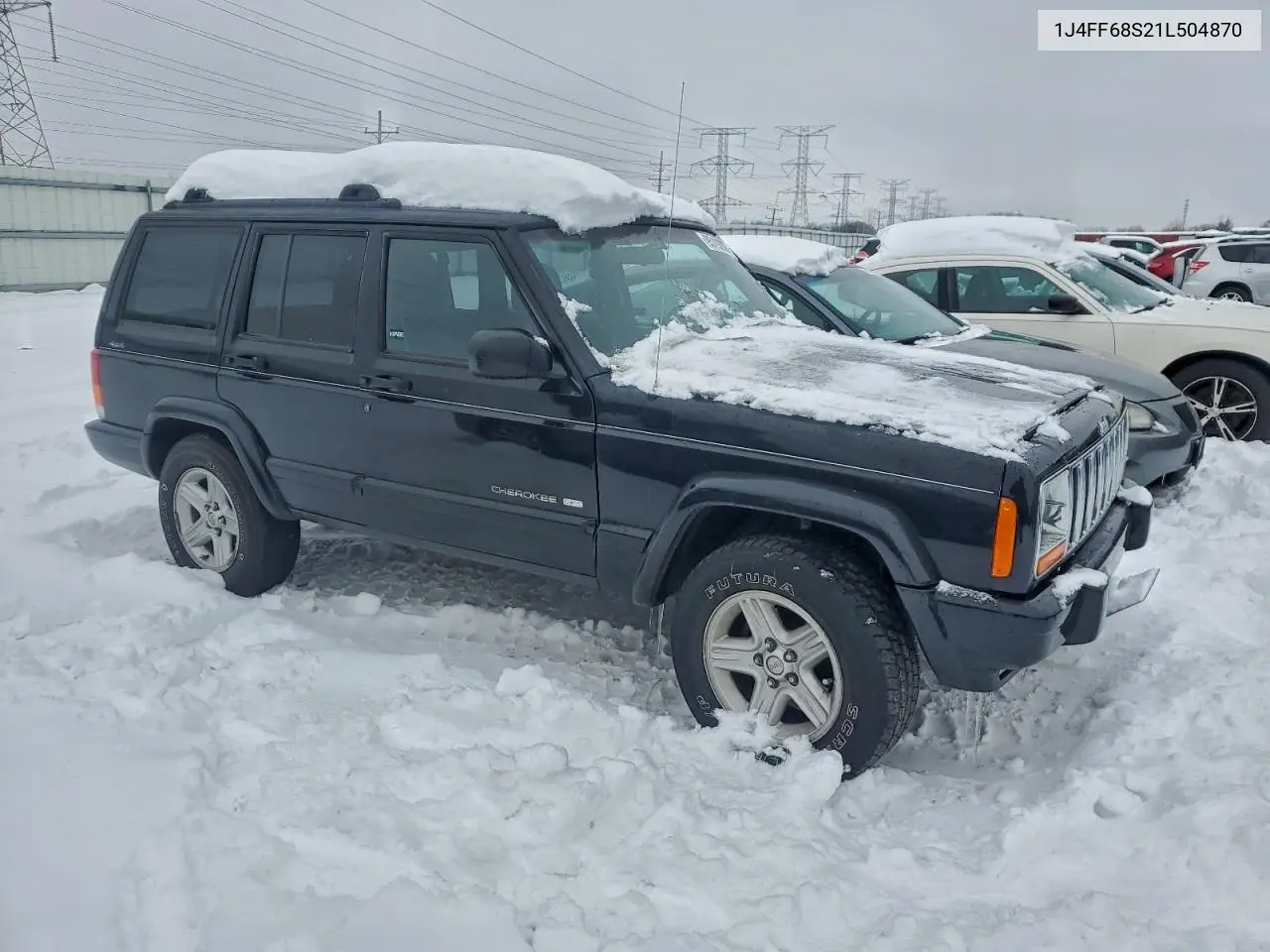 1J4FF68S21L504870 2001 Jeep Cherokee Limited